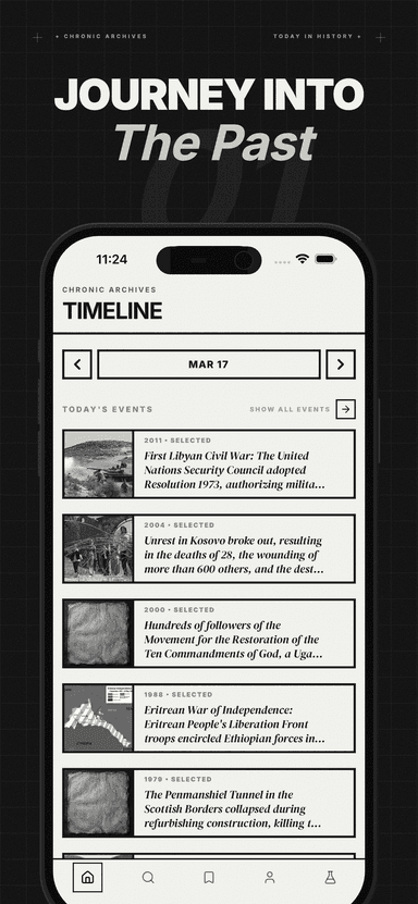 Chronic: Daily History Archive screenshot 1