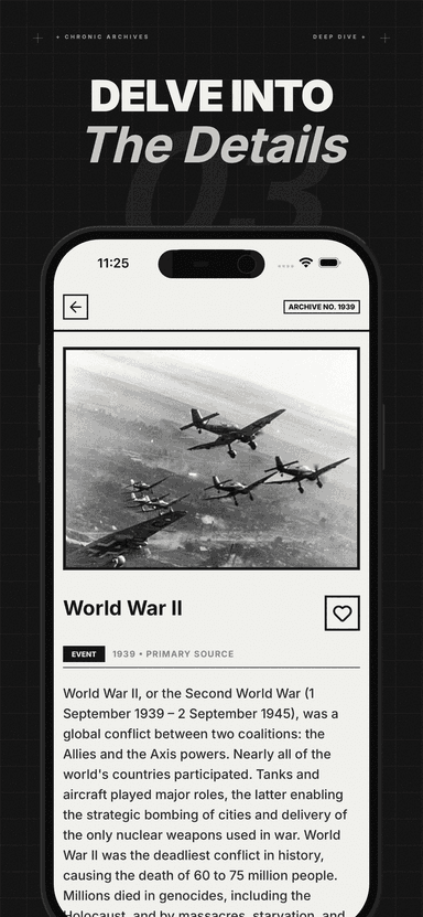 Chronic: Daily History Archive screenshot 3